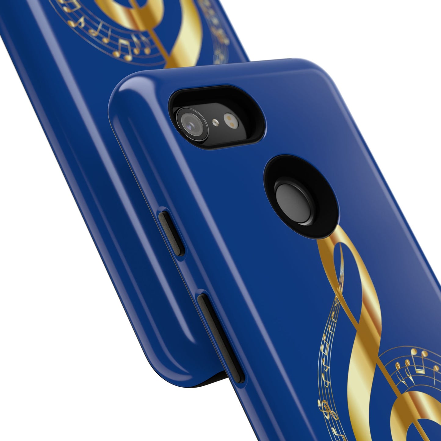 Tough Cases Blue and Gold Musical Note