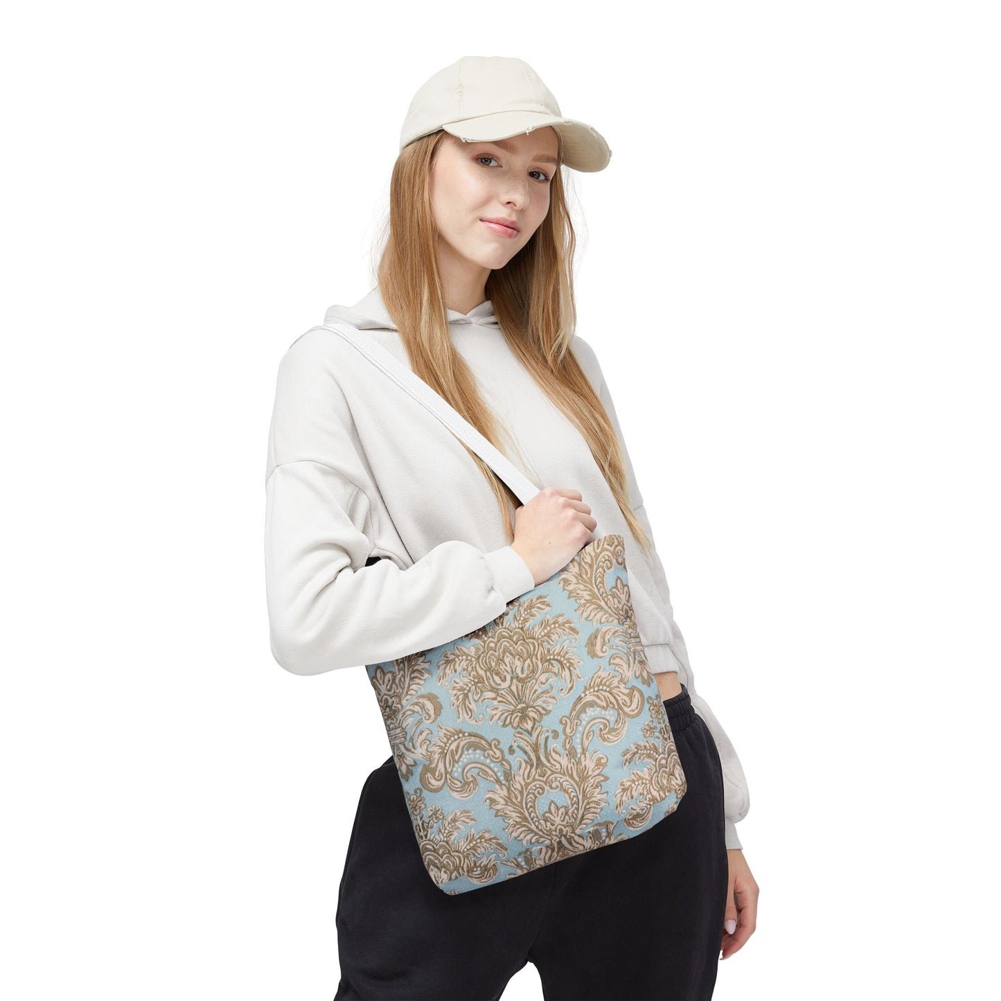Chic Floral Tote Bag, Stylish Everyday Bag, Travel Tote, Shopper's Essential, Gift for Her, Beach Bag