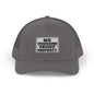 No Trespassing Snapback Trucker Cap, Outdoor Adventure Hat, Unique Gift for him, Summer Casual Style, Trendy Accessory