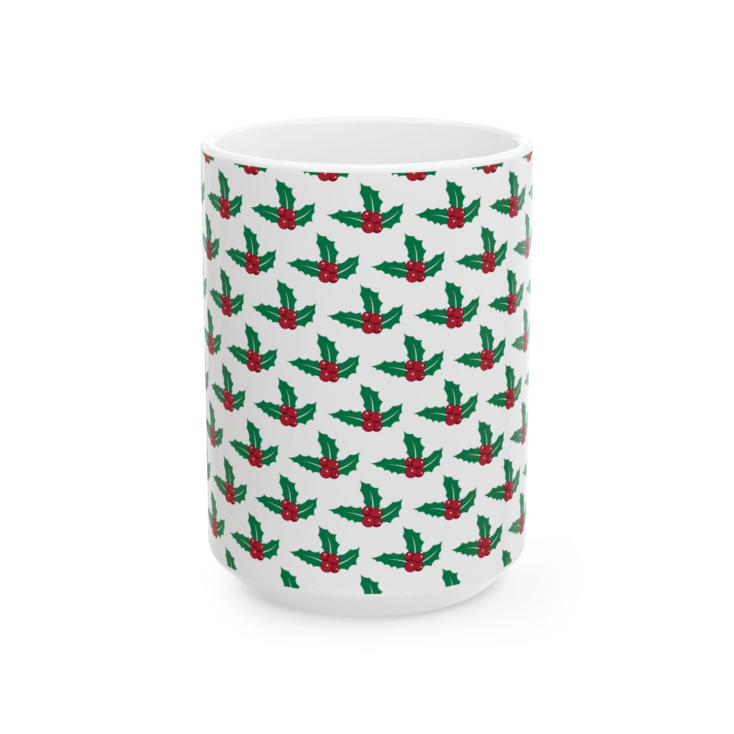 Festive Santa Ceramic Mug, Holiday Coffee Cup Gift, Christmas Decor, Seasonal Drinkware, Cute Santa Claus Mug, 11oz or 15oz