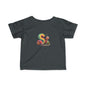 Cute Snail Rainbow Infant Tee, Baby T-Shirt, Toddler Gift, Kids Apparel, Fun Summer Outfit