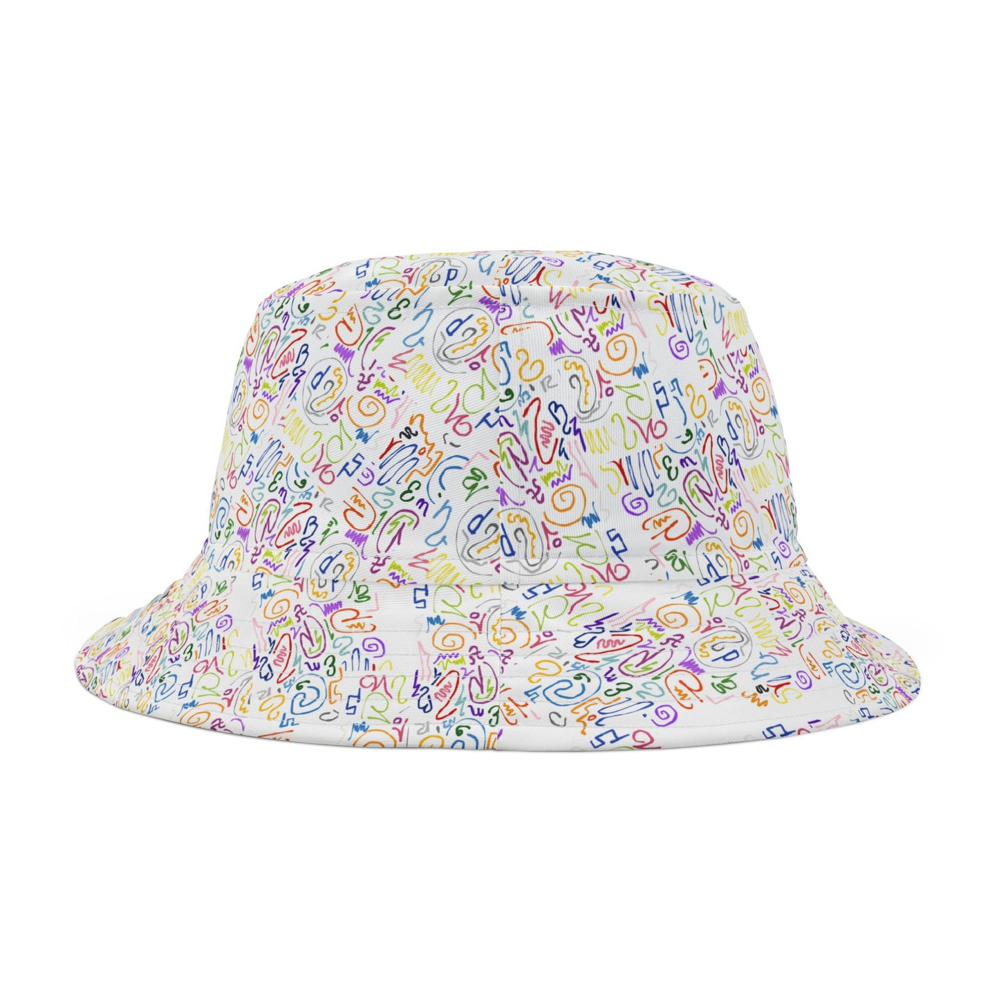 Colorful Bucket Hat for Summer, Floral Pattern Sun Hat, Trendy Accessories, Beachwear, Festival Gear, Gift Idea