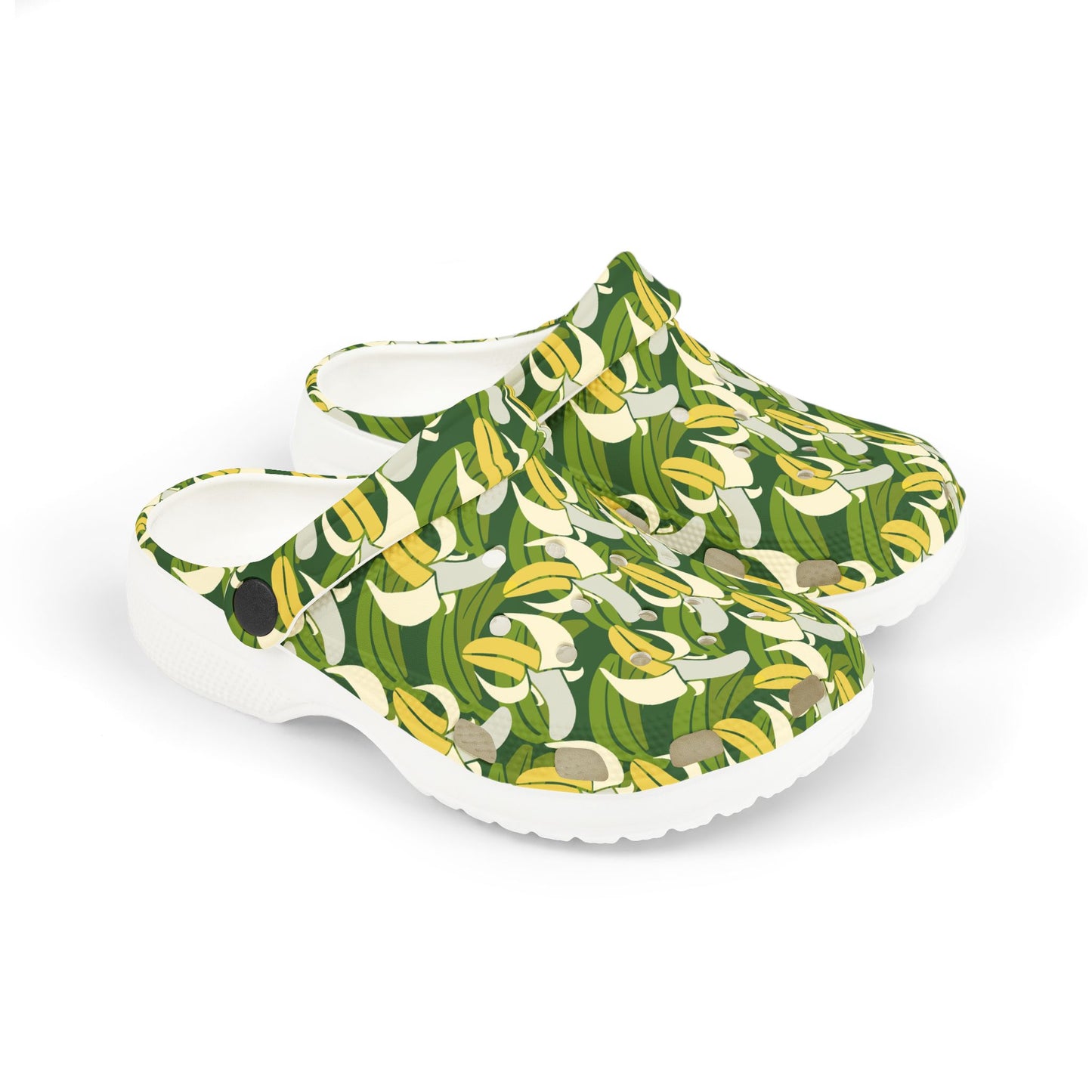 Fun Patterned Kid's Clogs - Perfect for Summer Adventures, Playful Footwear for Kids, Banana Design Slippers, Easy On/Off Kids [...]