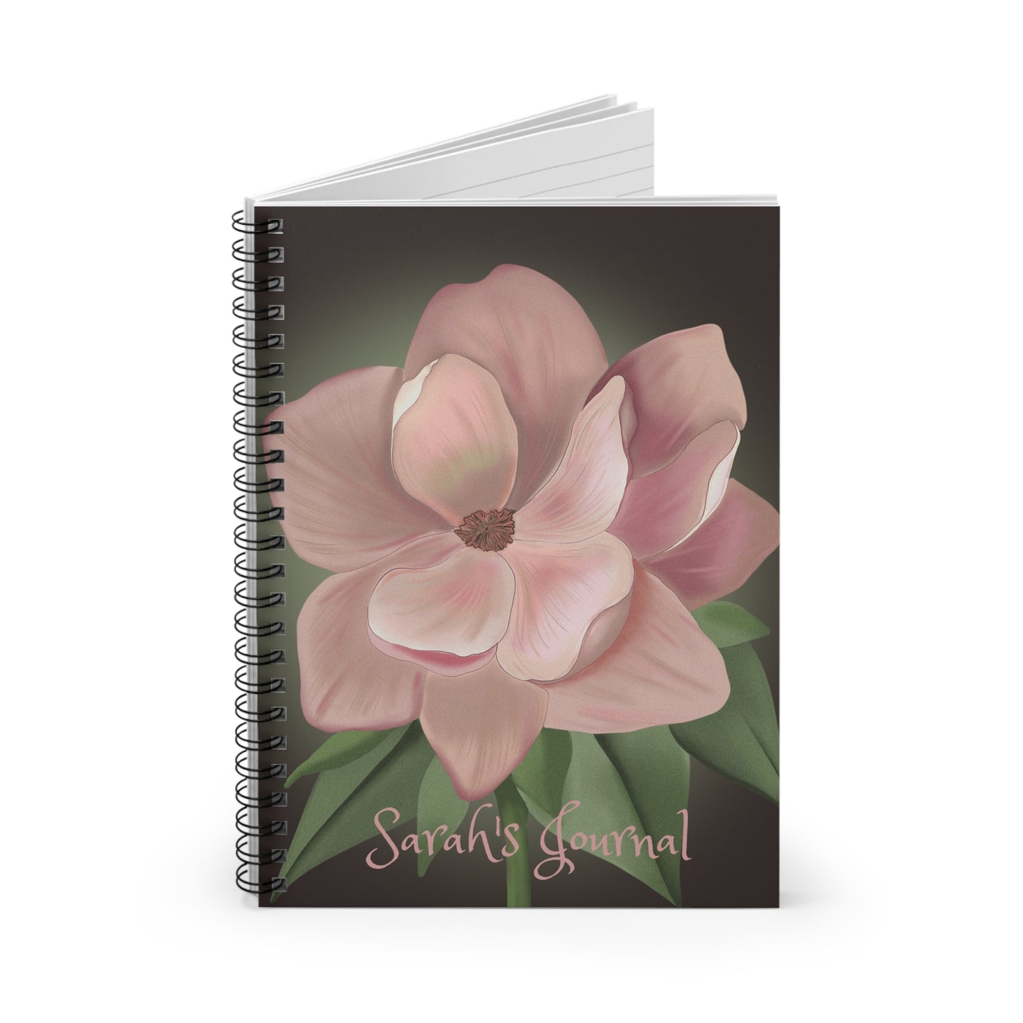 Floral Spiral Notebook - Personalized Journal, Gift for Her, Writing Notebook, Self-Care, Floral Stationery