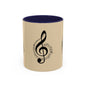 Musical Notes Coffee Mug - Perfect Gift for Music Lovers