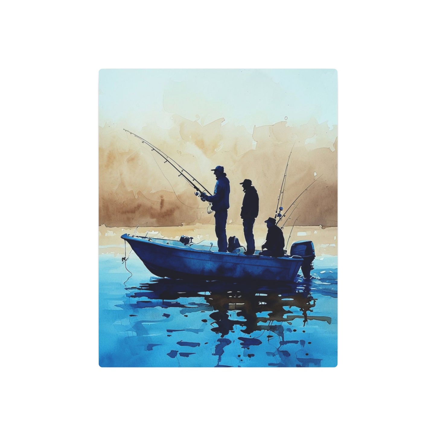 Fishing Metal Art Sign - Perfect Gift for Fishermen, Man Cave Decor, Nautical Wall Art, Outdoor Enthusiast Gift, Fishing Lover Decor