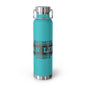 Travel-Inspired Copper Vacuum Insulated Bottle, Adventure, Outdoors, Hydration, Gift, Eco-Friendly