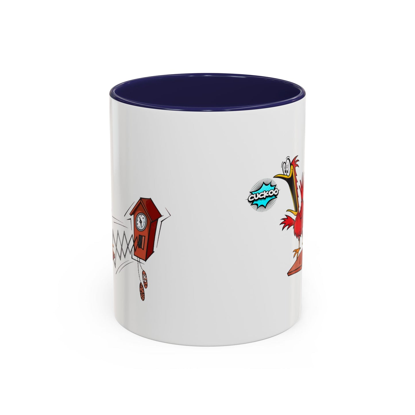Whimsical Cuckoo Coffee Mug, Fun Gift for Bird Lovers