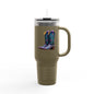 Insulated Travel Mug, 40oz - Cowboy boots