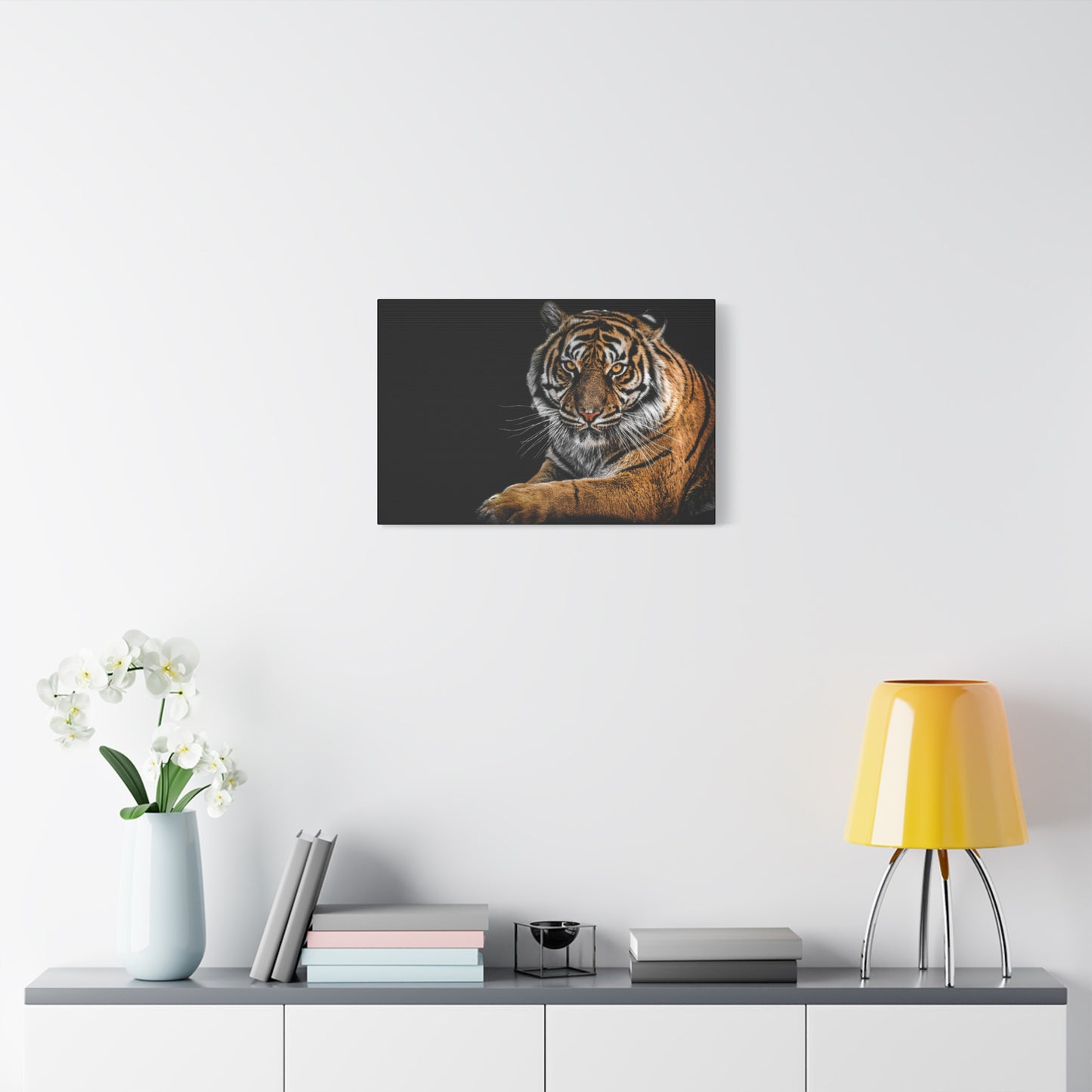 Majestic Tiger Canvas Art, Perfect for Animal Lovers, Home Decor, Gift for Wildlife Enthusiasts, Modern Wall Art, 1.25" Depth