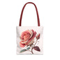Romantic Floral Tote Bag, Rose Design, Chic Bag, Stylish Carryall, Perfect Gift for Her, Everyday Use, Eco-Friendly