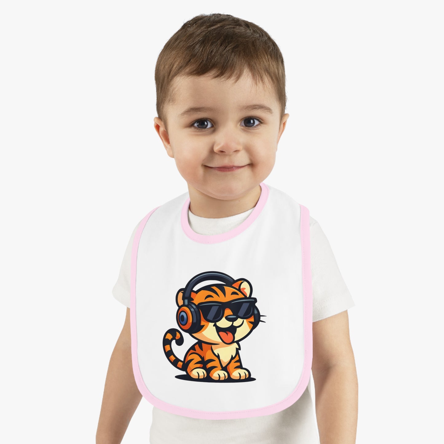 Cool Tiger Baby Bib, Cute Bib for Toddlers, Fun Feeding Accessory, Birthday Gift for Kids, Stylish Baby Gear