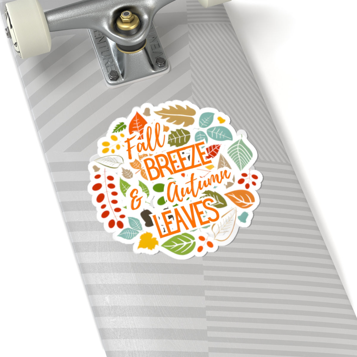 Autumn Leaves Kiss-Cut Stickers, Fall Vibe Decor, Seasonal Laptop Decor, Nature-Themed Gifts, Car Stickers