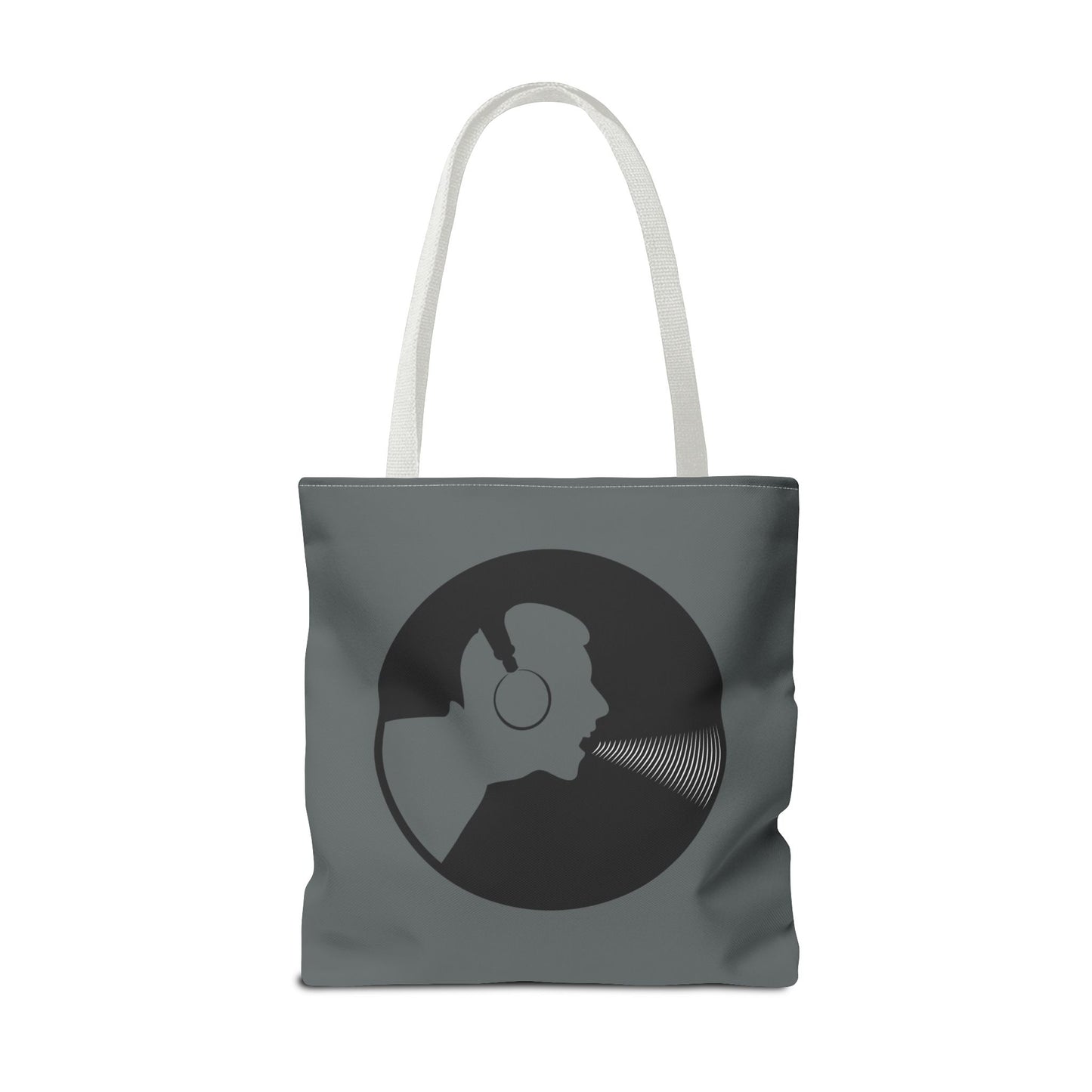 Music Lover's Tote Bag, Stylish Bag for Vinyl Enthusiasts, Gift for Music Lovers, Unique Shopping Tote, Record Player Accessory