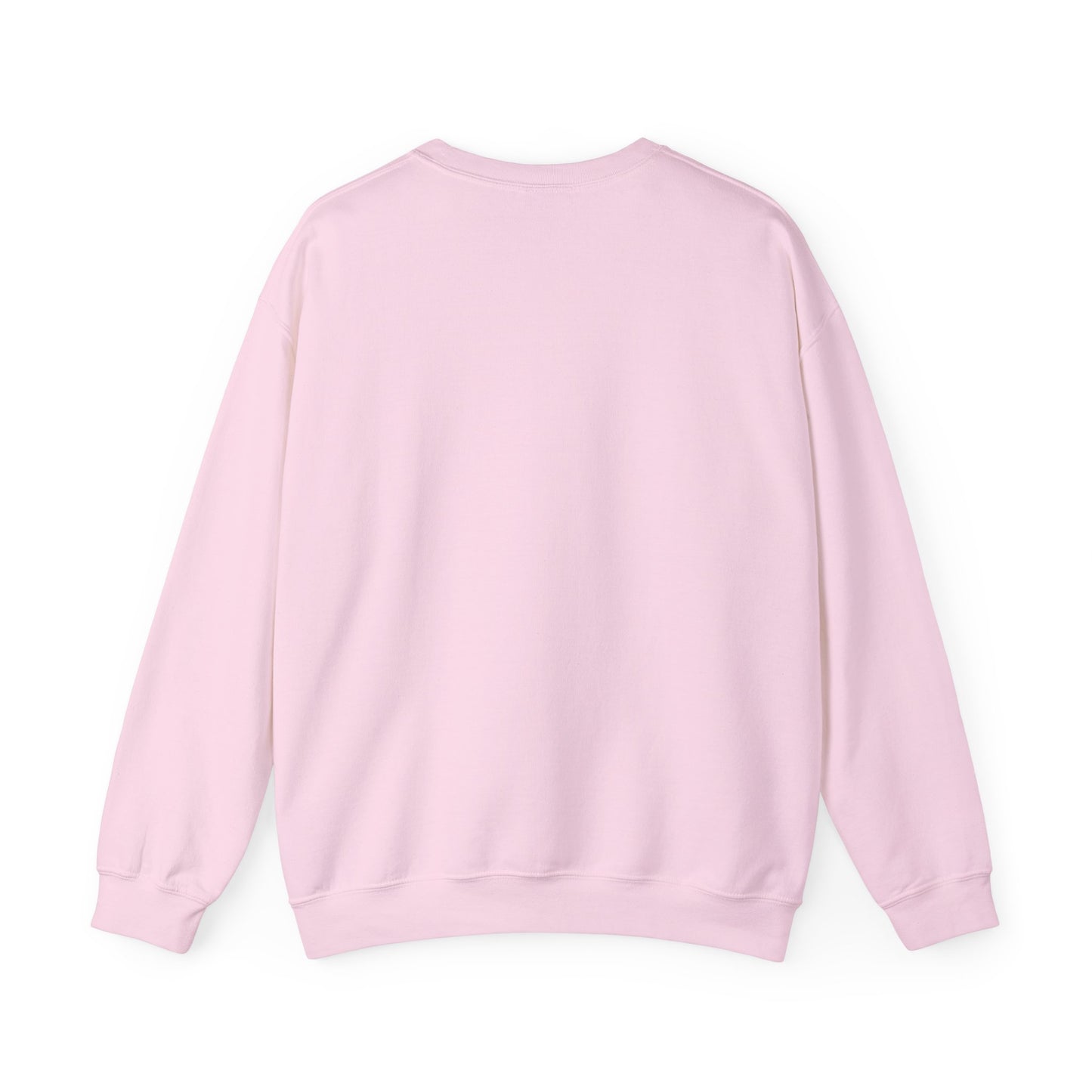 Crewneck Sweatshirt — "Furkin' Fabulous" Cute Black Cat in Pink Hat & Scarf