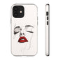 Stylish Phone Case with Artistic Lip Design, Femme Tech Accessory, Trendy Device Cover, Gift for Her, Unique Phone Accessories