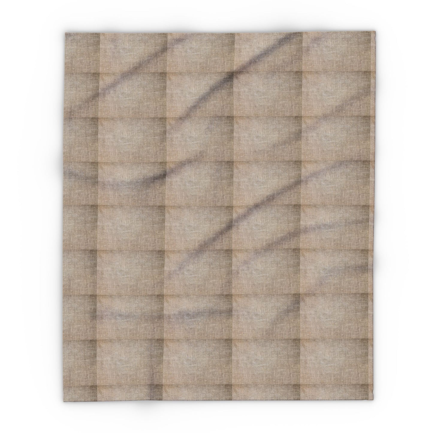 Cozy Minimalist Arctic Fleece Blanket | Soft Throw for Home, Gift for Winter, Sofa Cover, Bedspread, Travel Blanket