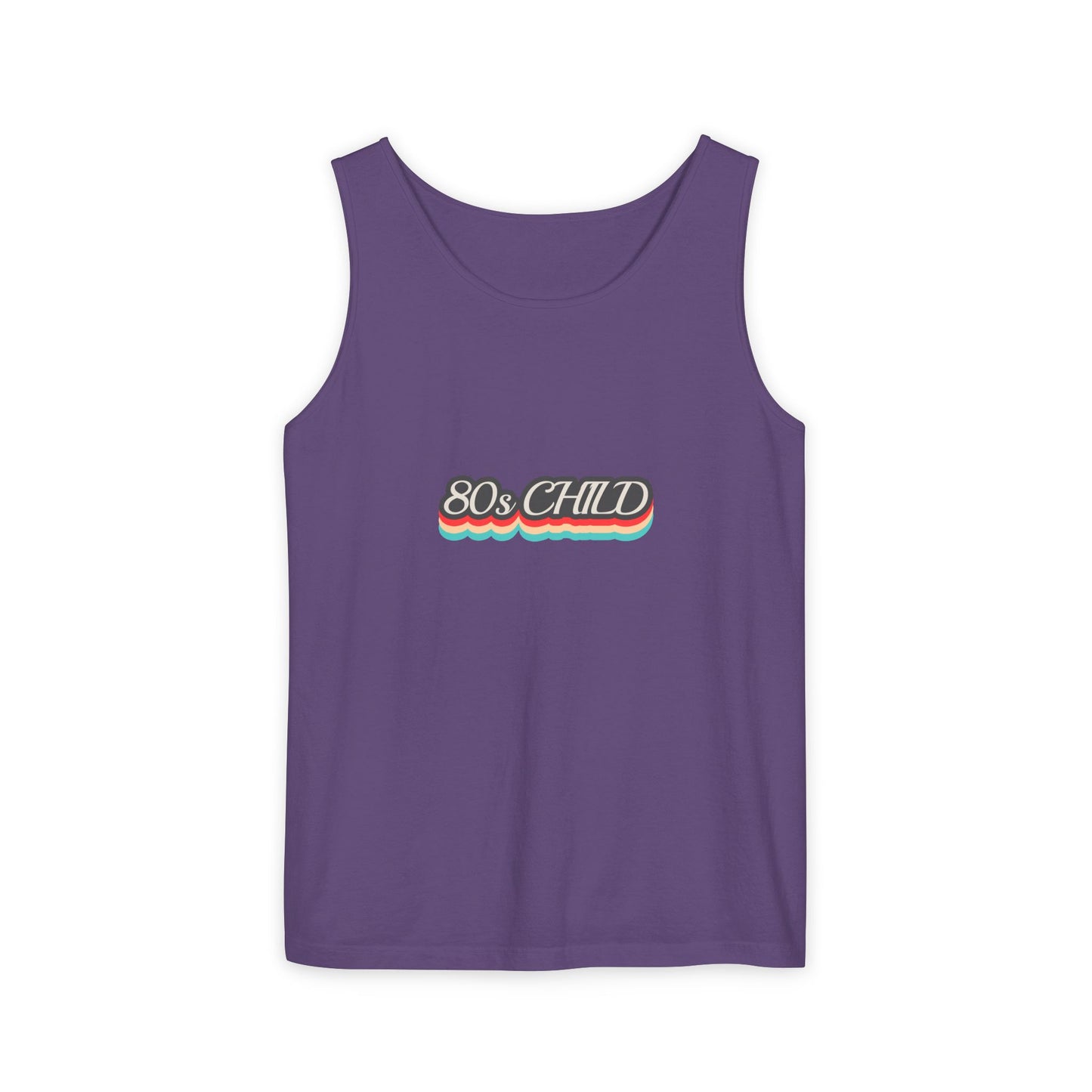 80s Child Unisex Tank Top | Retro Summer Wear, Vintage Style Shirt, Gift for 80s Lovers, Bohemian Fashion, Nostalgic Apparel