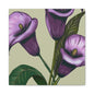 Copy of Matte Canvas, Stretched, 1.25" Purple Flowers