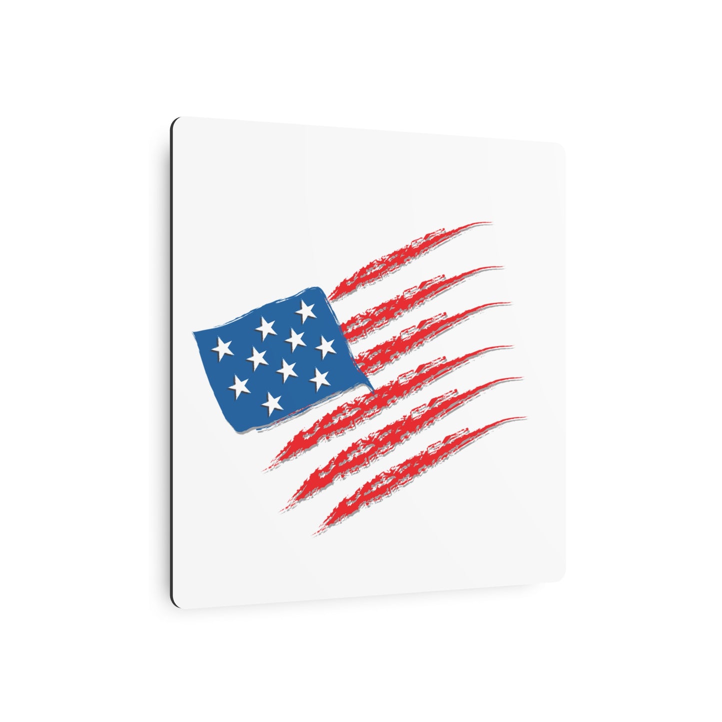 Patriotic Metal Art Sign, Rustic Decor for Home, Wall Art for Independence Day, Memorial Day, Veteran's Day, Gifts for Patriots