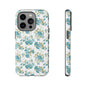 Floral Phone Case - Tough Cases, Durable Phone Cover, Cute Floral Design, Gift for Her, Trendy Phone Accessory, Spring Style
