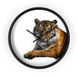 Majestic Tiger Wall Clock, Animal Theme Decor, Wildlife Clock