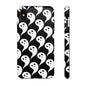 Ghost Pattern Phone Case, Cute Ghost Cell Phone Cover, Halloween Accessory, Spooky Gift, Black and White Phone Case