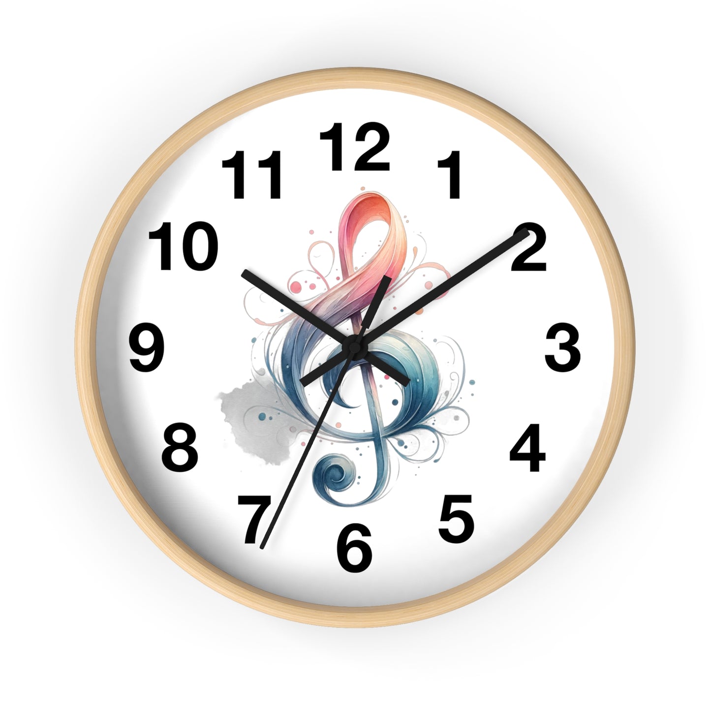 Wall Clock Musical note