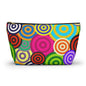 Colorful Circle Accessory Pouch | Cosmetic Bag, Makeup Organizer, Travel Pouch, Fun Gift, Party Favor