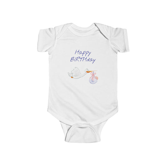 Happy Birthday Infant Bodysuit - Cute Baby Gift, Newborn Outfit, 1st Birthday, Baby Shower, Toddler Apparel