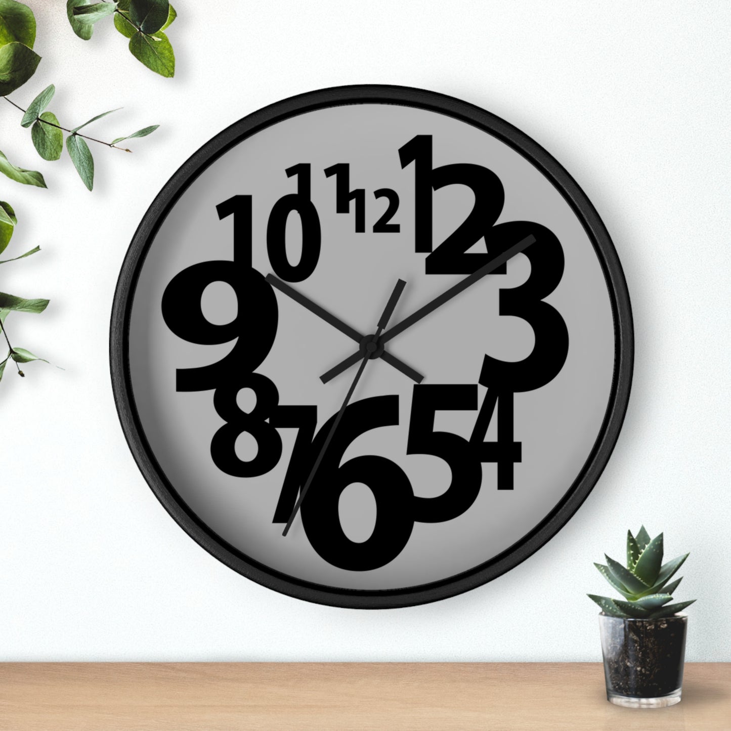 Stylish Modern Wall Clock, Home Decor, Unique Gift, Minimalist Design, Living Room Clock, Office Wall Clock