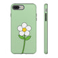 Floral Phone Case - Tough Cases for Nature Lovers, Cute Green Flower Design, iPhone Cover, Gift for Her, Spring Accessories