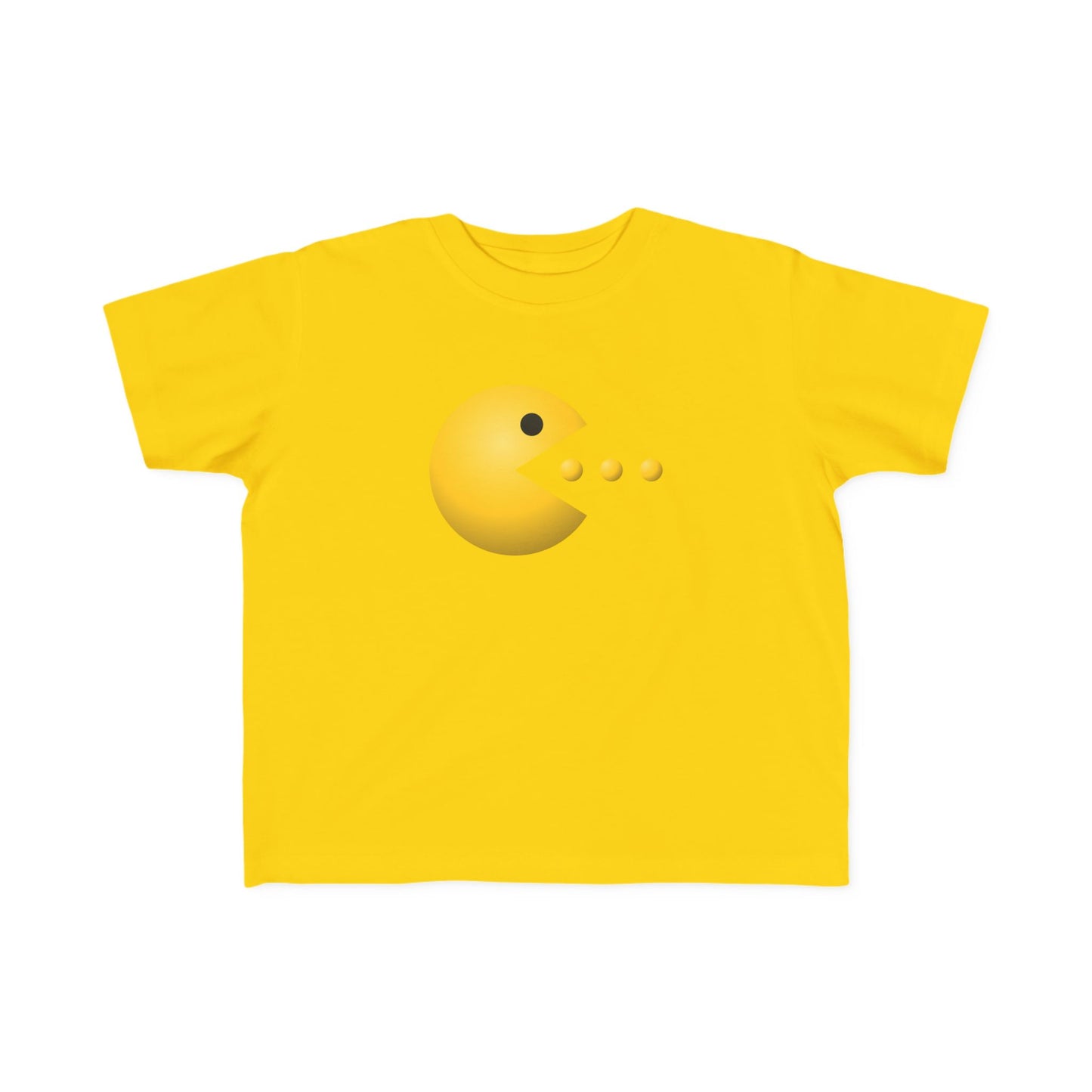 Pac-Man Toddler Tee - Fun & Playful Jersey Shirt for Kids, Video Game Themed Gift for Birthdays, Summer Play, or Creative Outfits