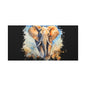 Matte Canvas, Stretched, 1.25" - Elephant