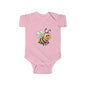 Cute Cartoon Bee Infant Bodysuit, Baby Shower Gift, Newborn Outfit, Toddler Clothes, Cute Gift for Kids