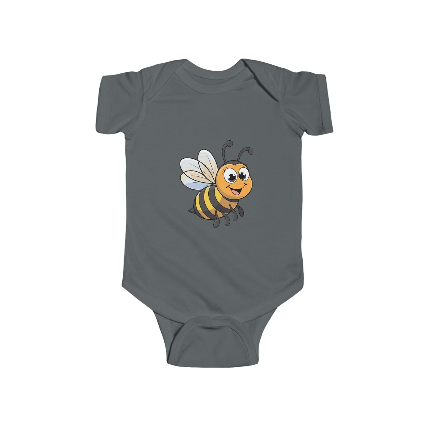 Cute Cartoon Bee Infant Bodysuit, Baby Shower Gift, Newborn Outfit, Toddler Clothes, Cute Gift for Kids