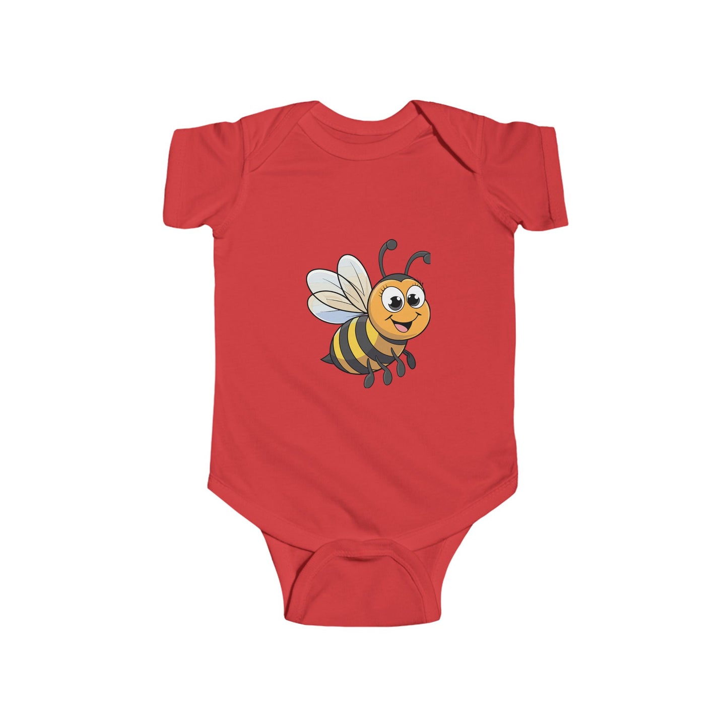 Cute Cartoon Bee Infant Bodysuit, Baby Shower Gift, Newborn Outfit, Toddler Clothes, Cute Gift for Kids