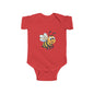 Cute Cartoon Bee Infant Bodysuit, Baby Shower Gift, Newborn Outfit, Toddler Clothes, Cute Gift for Kids
