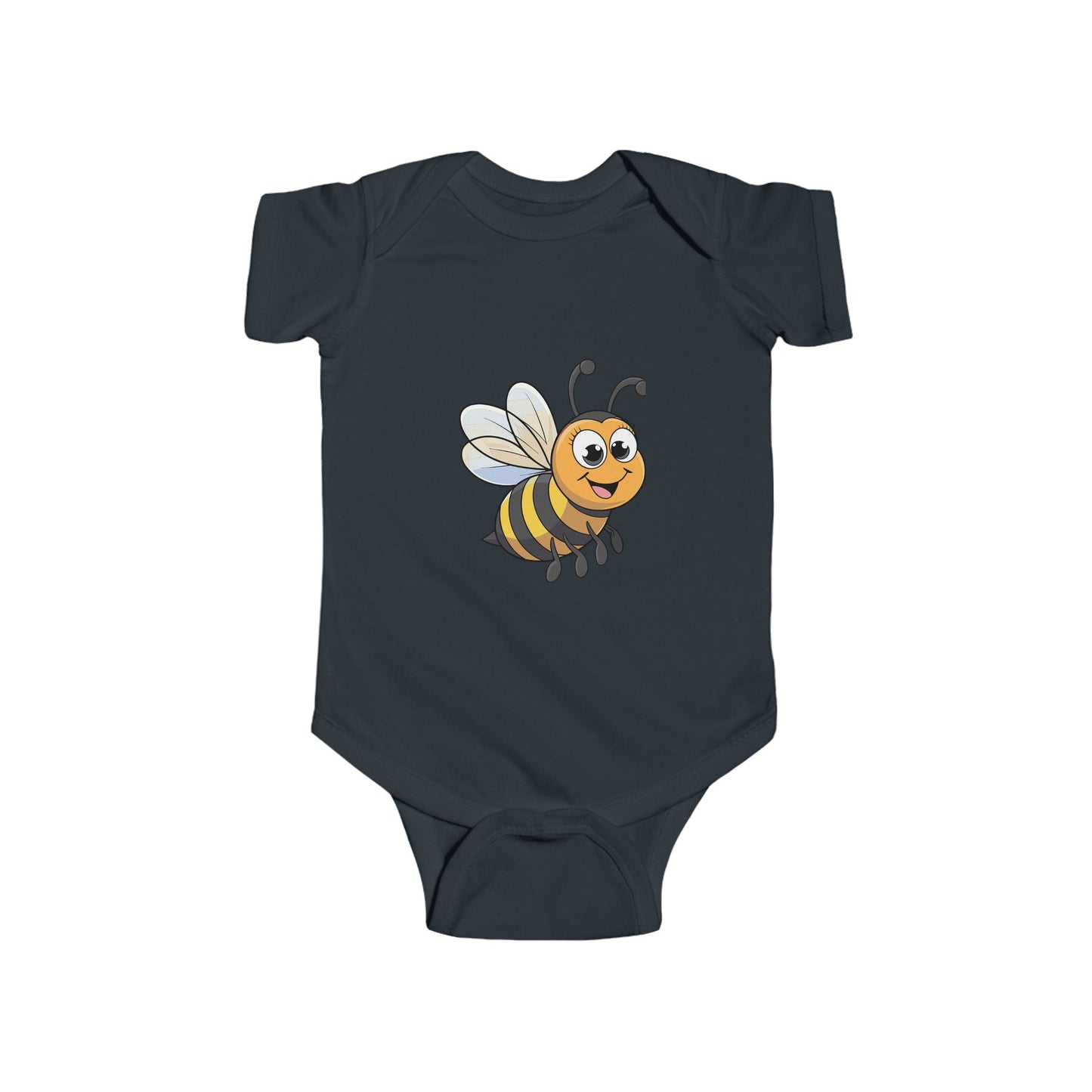 Cute Cartoon Bee Infant Bodysuit, Baby Shower Gift, Newborn Outfit, Toddler Clothes, Cute Gift for Kids