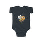 Cute Cartoon Bee Infant Bodysuit, Baby Shower Gift, Newborn Outfit, Toddler Clothes, Cute Gift for Kids