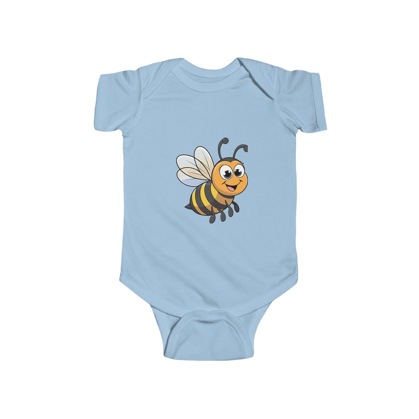 Cute Cartoon Bee Infant Bodysuit, Baby Shower Gift, Newborn Outfit, Toddler Clothes, Cute Gift for Kids