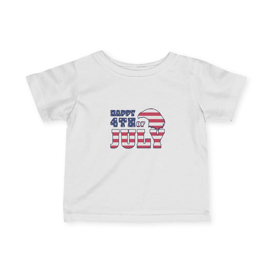 Patriotic Infant Tee - Celebrate 4th of July, Baby Independence Day Shirt, USA Toddler Tee, Children's Holiday Apparel, Red White Blue Tee