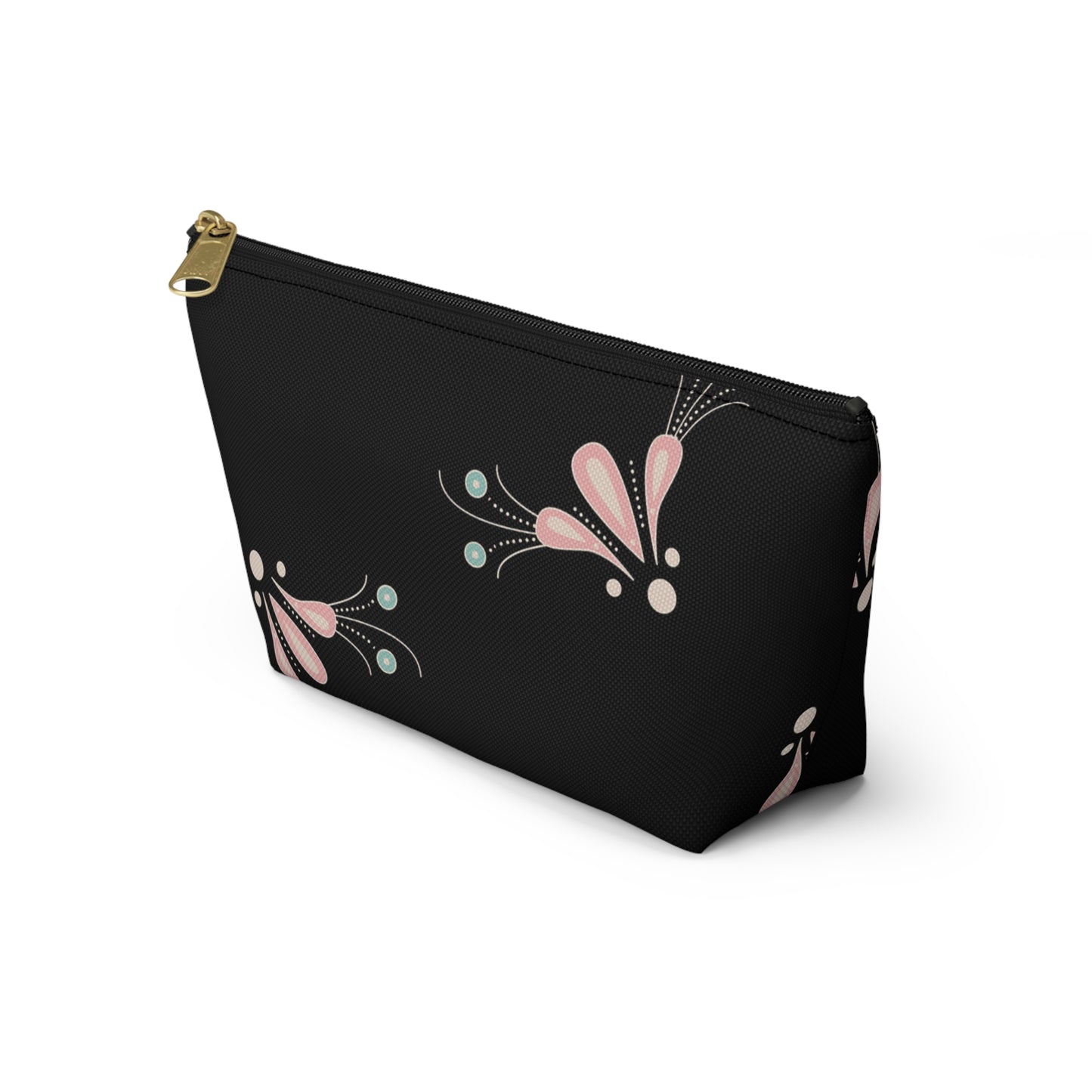 Chic Cosmetic Bag, Stylish Accessory Pouch, Makeup Organizer, Gift for Her, Floral Print Travel Case