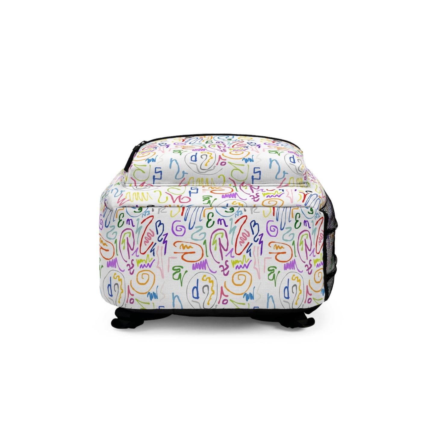 Colorful Pattern Backpack | Unique Backpack for School, Travel, Kids, Artsy Gift, Back to School, Summer Adventure