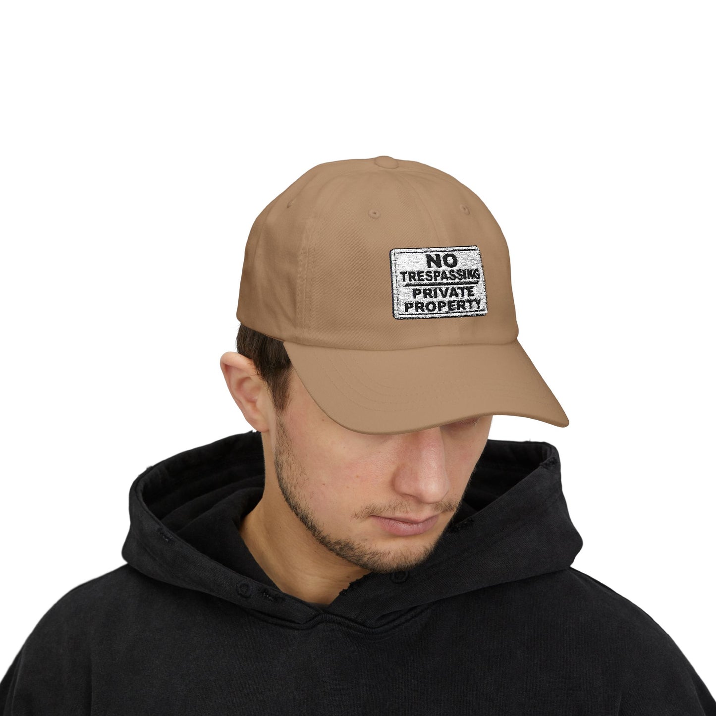 Classic Dad Cap with Private Property Sign Design - Stylish Dad Hat, Casual Cap, Gift for Fathers Day, Trendy Outdoor Hat, [...]