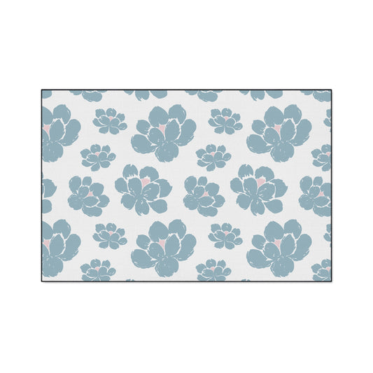 Floral Heavy Duty Floor Mat - Durable Entrance Rug, Non-Slip, Home Decor, Kitchen Textile, Gifts for Housewarming