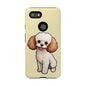 Cute Dog Phone Case, Pet Lover Gift, Custom Phone Cover, Cartoon Dog Case, Durable Phone Accessory