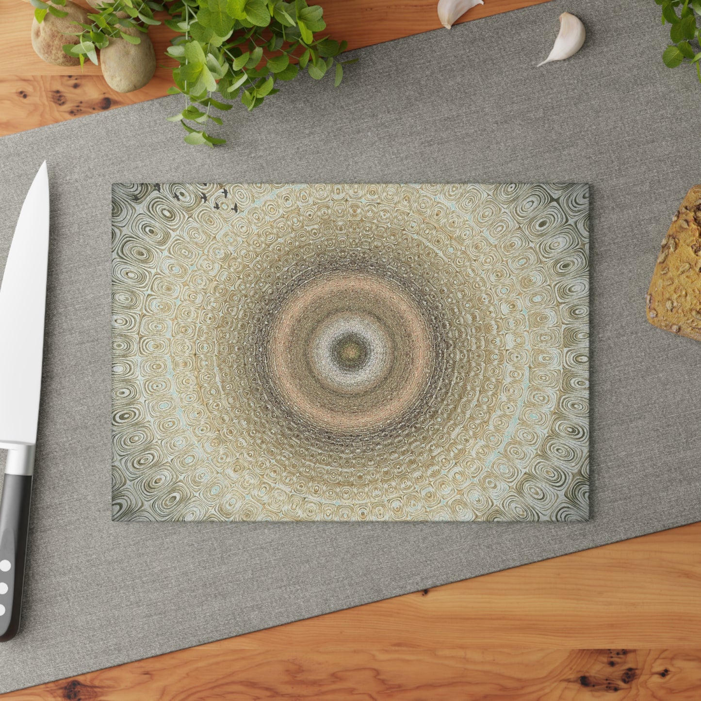 Elegant Glass Cutting Board for Stylish Cooking, Kitchen Decor, Wedding Gift, Unique Housewarming Present, Culinary Art