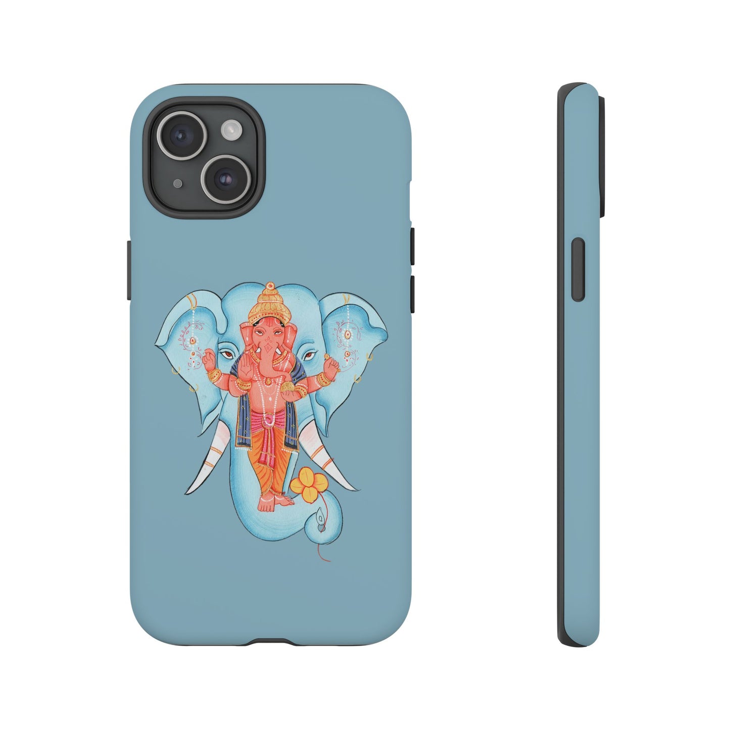 Tough Cases: Ganesh-Inspired Phone Case, Bohemian Phone Cover, Hindu Art Accessory, Festival Gift, Protective Phone Shell