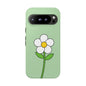 Floral Phone Case - Tough Cases for Nature Lovers, Cute Green Flower Design, iPhone Cover, Gift for Her, Spring Accessories
